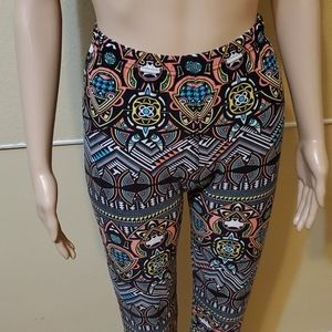 Psychedelic Print Leggings